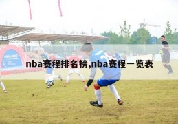 nba赛程排名榜,nba赛程一览表