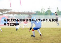 电视上收不到欧洲杯吗,cctv手机电视看不了欧洲杯