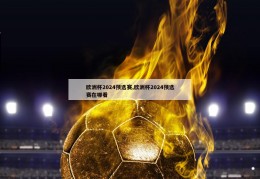 欧洲杯2024预选赛,欧洲杯2024预选赛在哪看