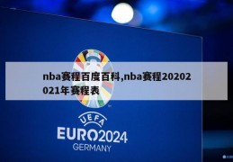 nba赛程百度百科,nba赛程20202021年赛程表