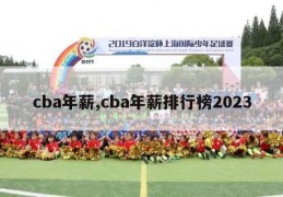 cba年薪,cba年薪排行榜2023