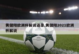 黄健翔欧洲杯解说语录,黄健翔2021欧洲杯解说