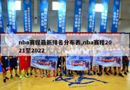 nba赛程最新排名分布表,nba赛程2021至2022